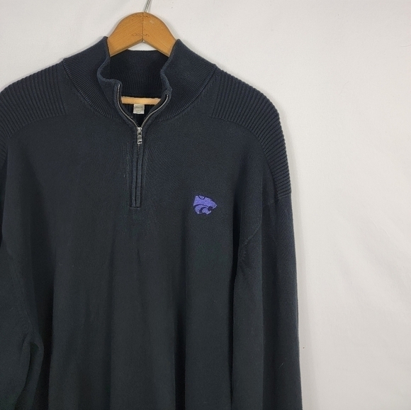 Mens XXL Cutter & Buck KU quarter zip - Picture 4 of 6